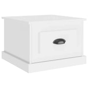 Tavolino da salotto | Tavolino da caff¨¨ | Tavolino da Soggiorno Bianco 50x50x35 cm in Legno Multistrato
