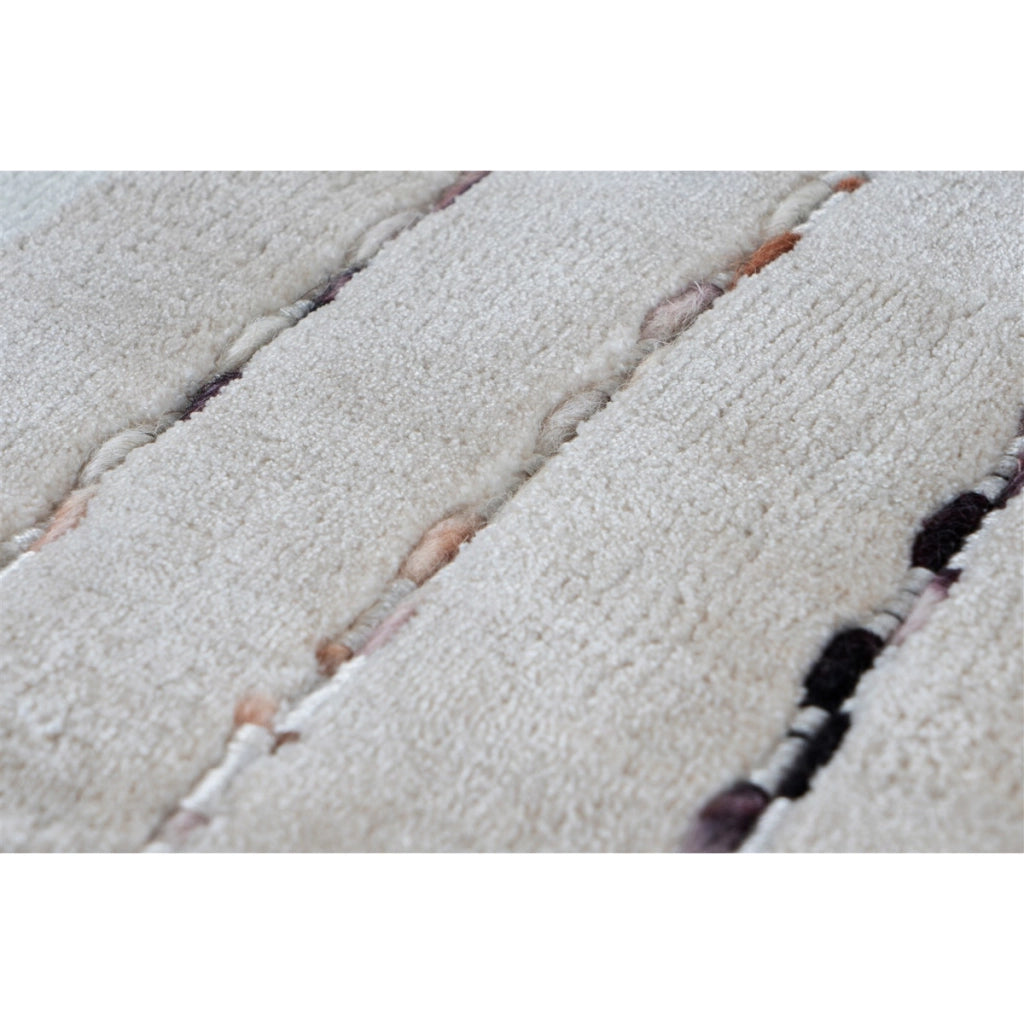 Tappeto Prime 110 Beige e Multi in viscosa e lana