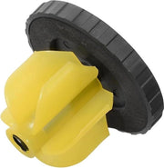 2 pezzi di tappi di serbatoio di carburante universali in plastica | coperchio di serbatoio di olio senza fessure con gomme - modello a rullo.