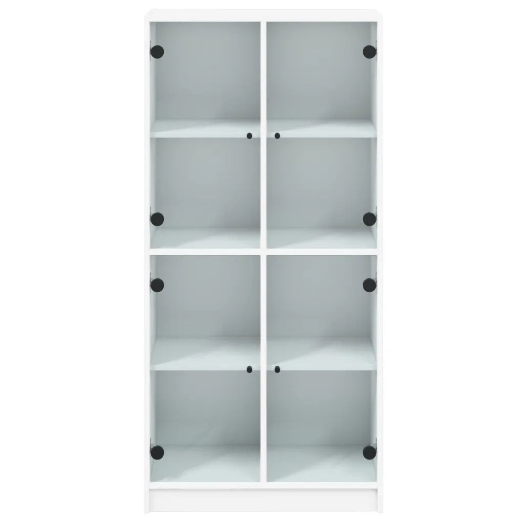 Credenza con Ante Bianca 68x37x142 cm Legno Multistrato 322567