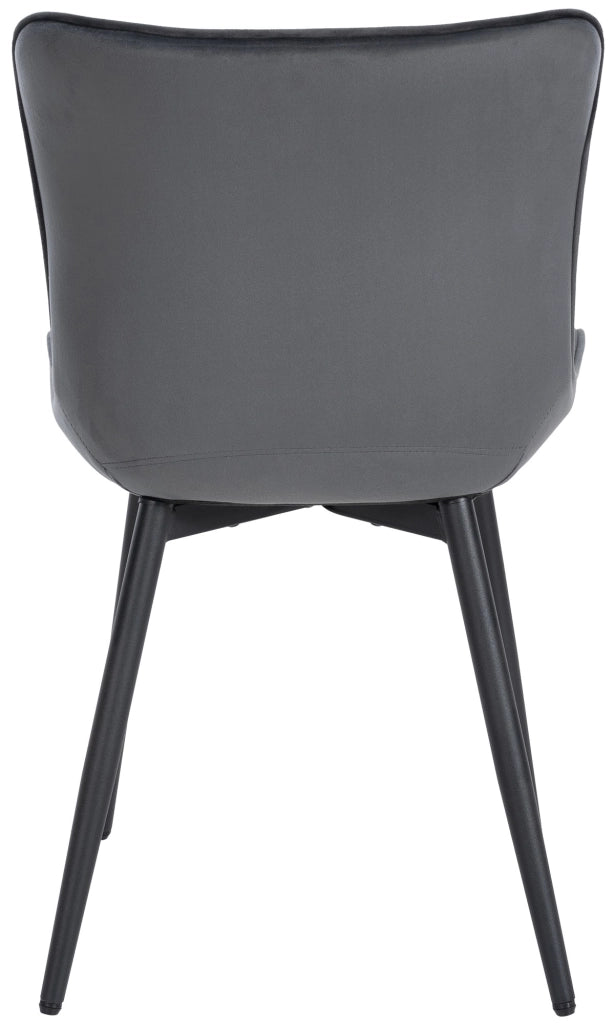 Sedia Largo grigio scuro,Velluto