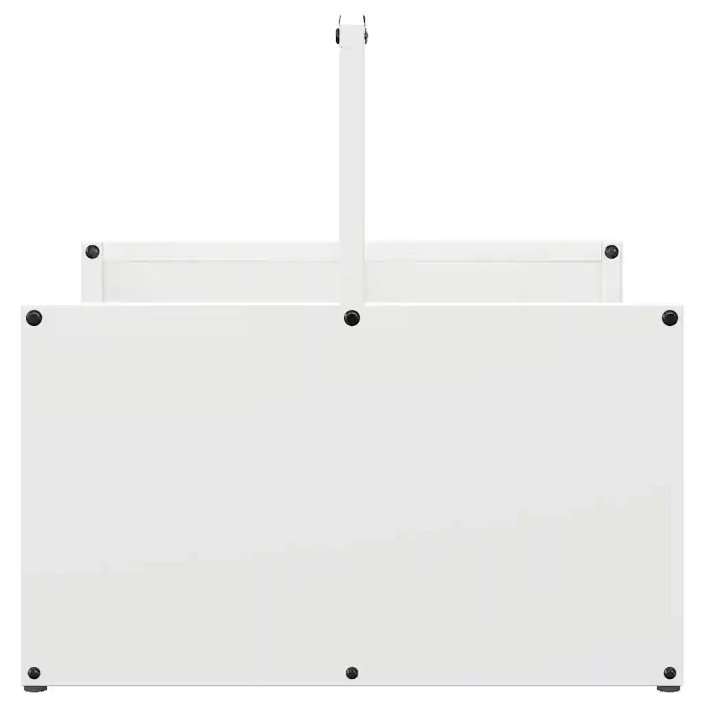 Rastrelliera per Legna da Ardere Bianca 40x40x40 cm CFW8177166