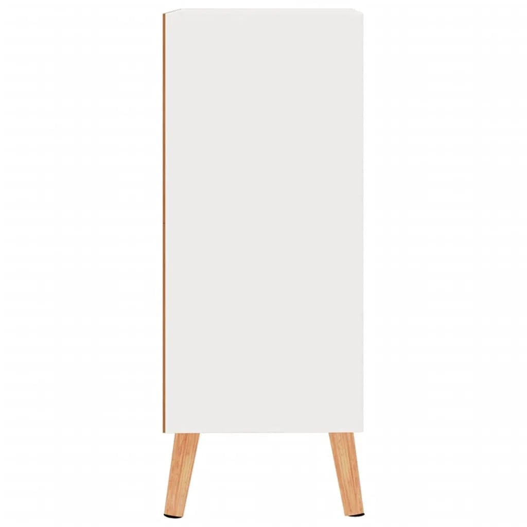 Credenza buffet cassettiera mobile contenitore organizer cucina soggiorno lucido 60 x 30 x 72 cm derivati ​​del legno bianco 02_0030656