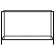 Tavolo Consolle Trasparente 120x35x75 cm in Vetro Temperato 322839