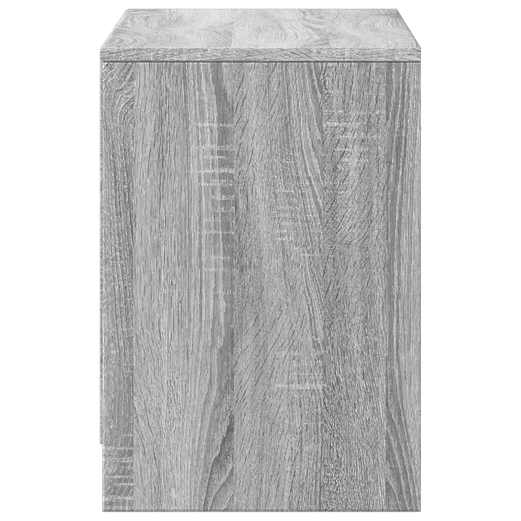 vidaXL Mobile Porta TV con LED Grigio Sonoma 100x34x50cm in Truciolato