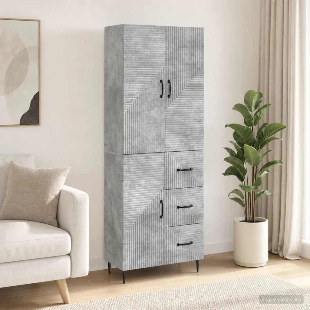 Set di armadi 2 pcs Grigio Cemento 66 x 34,5 x 89,5 cm 3416658