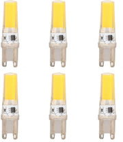 Lampada LED G9 Dimmabile 9W - 6 Pezzi - 500 Lumen - Senza Flicker - 360° Campo di Illuminazione - Luce Calda/Bianca - Lampada LED