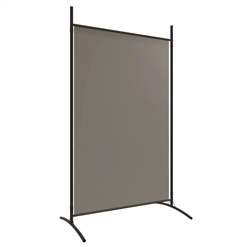 Divisorio Ambienti | Divider per stanze | Paravento a 5 Pannelli Antracite 433x180 cm Tessuto