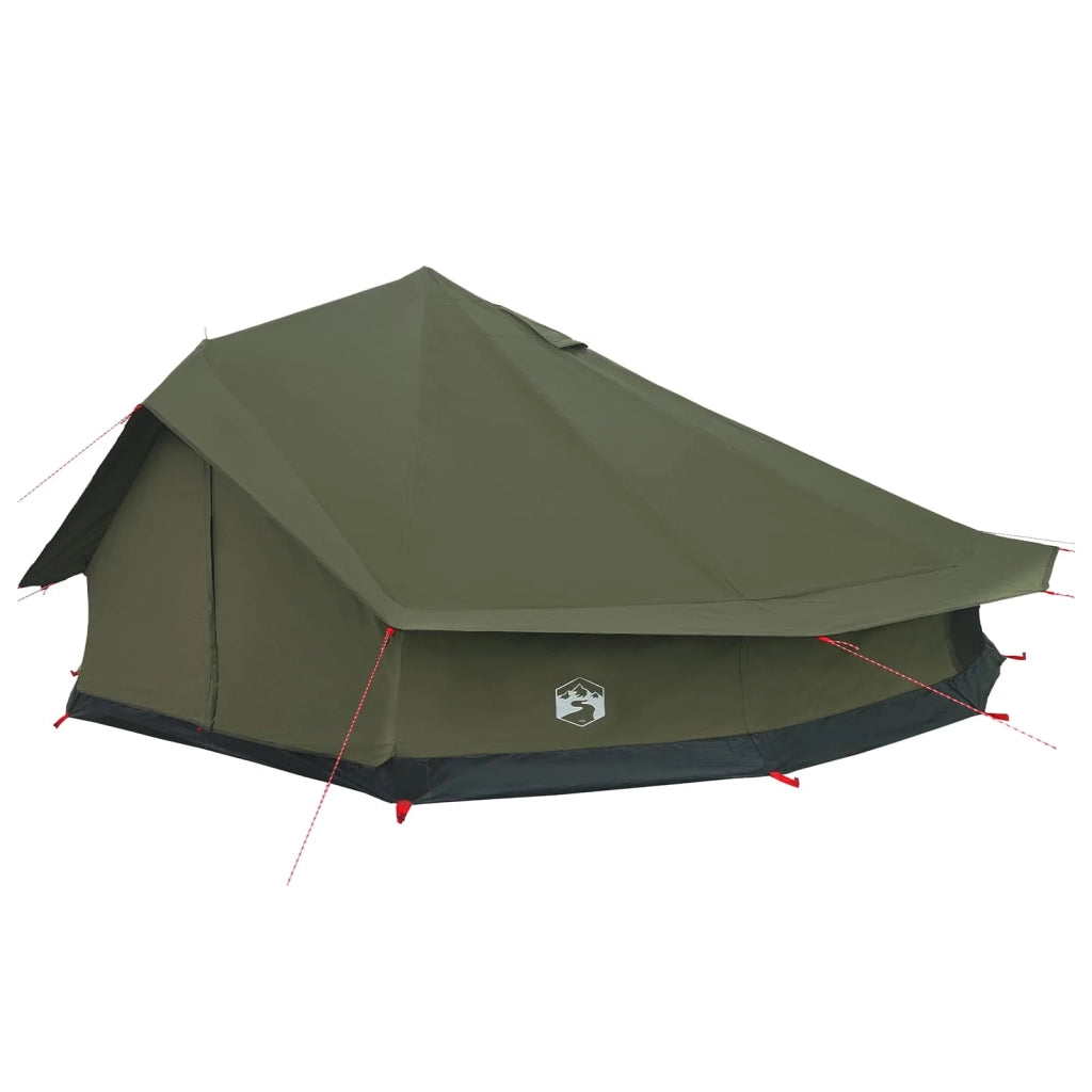 Tenda Familiare Verde militare 12-Persone Policotone