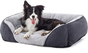 Cuscino per cani di medie dimensioni, coperto rimovibile, cuscino morbido per cani, cuscino antiscivolo per cani, divano per cani e gatti, 63×53×20 cm