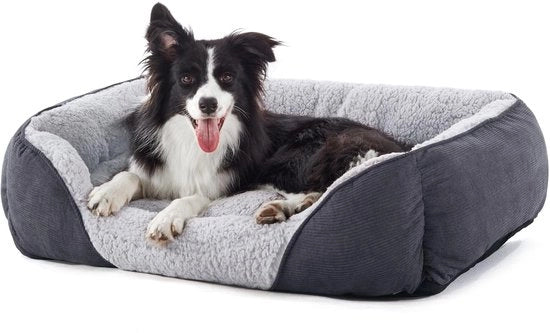 Cuscino per cani di medie dimensioni, coperto rimovibile, cuscino morbido per cani, cuscino antiscivolo per cani, divano per cani e gatti, 63×53×20 cm