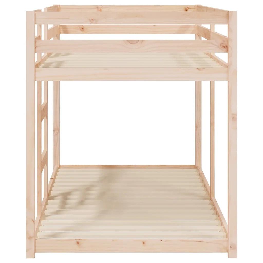 Letto a Castello senza Materasso 90x190 cm Legno di Pino 3206507