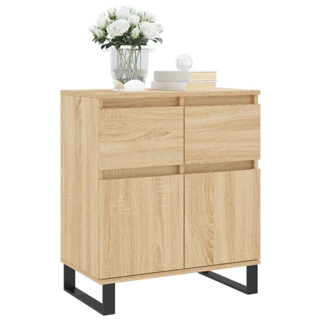 Credenza | Madia | Buffet da pranzo | Armadio da pranzo Rovere Sonoma 60x35x70 cm in Legno Multistrato