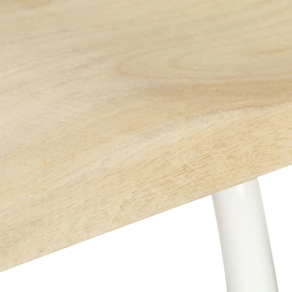 Sgabelli da Bar 2 pz in Legno Massello di Mango cod mxl 77399
