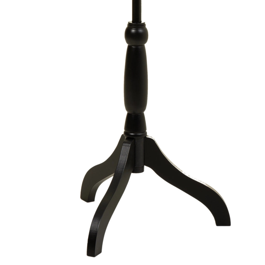 Manichino in legno e schiuma rivestito in tessuto nero 24x37,5x168h