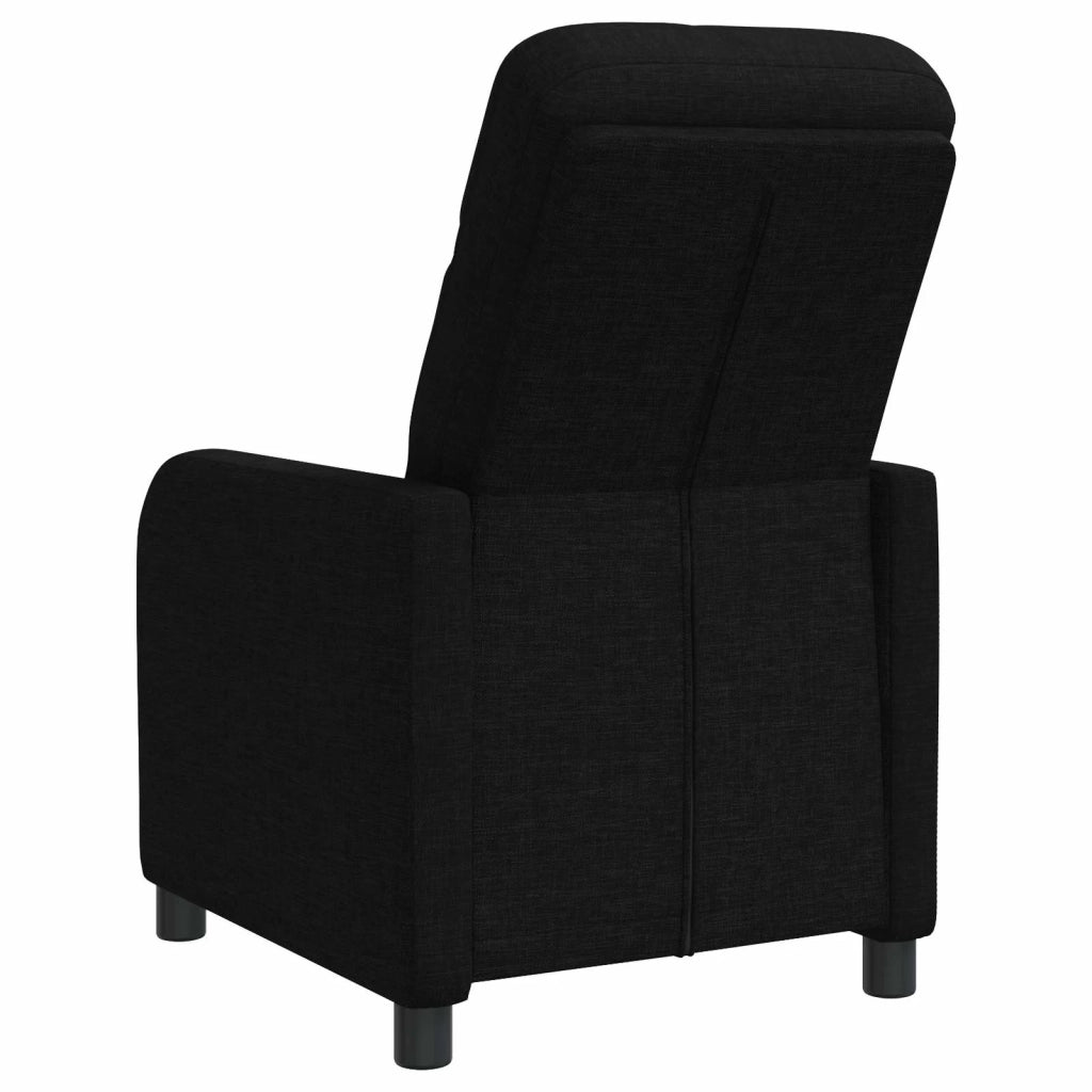 Divano Sedia-Poltrona reclinabile Nero Tessuto 378594