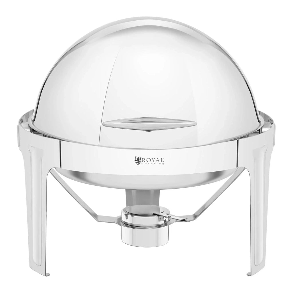 Chafing dish bagnomaria semisferico 6 litri con bruciatore per pasta incluso 14_0000869