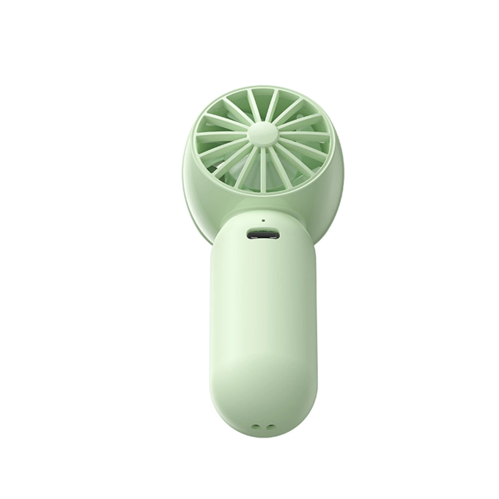 Mini Ventilatore Portatile 3 Velocità 500mAh Ricaricabile USB-C Compatto Verde Usams