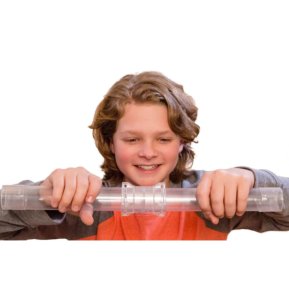 Trade Shop - Gioco Giocattolo Zoom Tube Racing Tubo Magico Per Macchinine Con Effetto Luci -