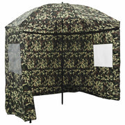 Ombrellone da Pesca Mimetico 220 x 185 cm Poliestere Oxford 42006690