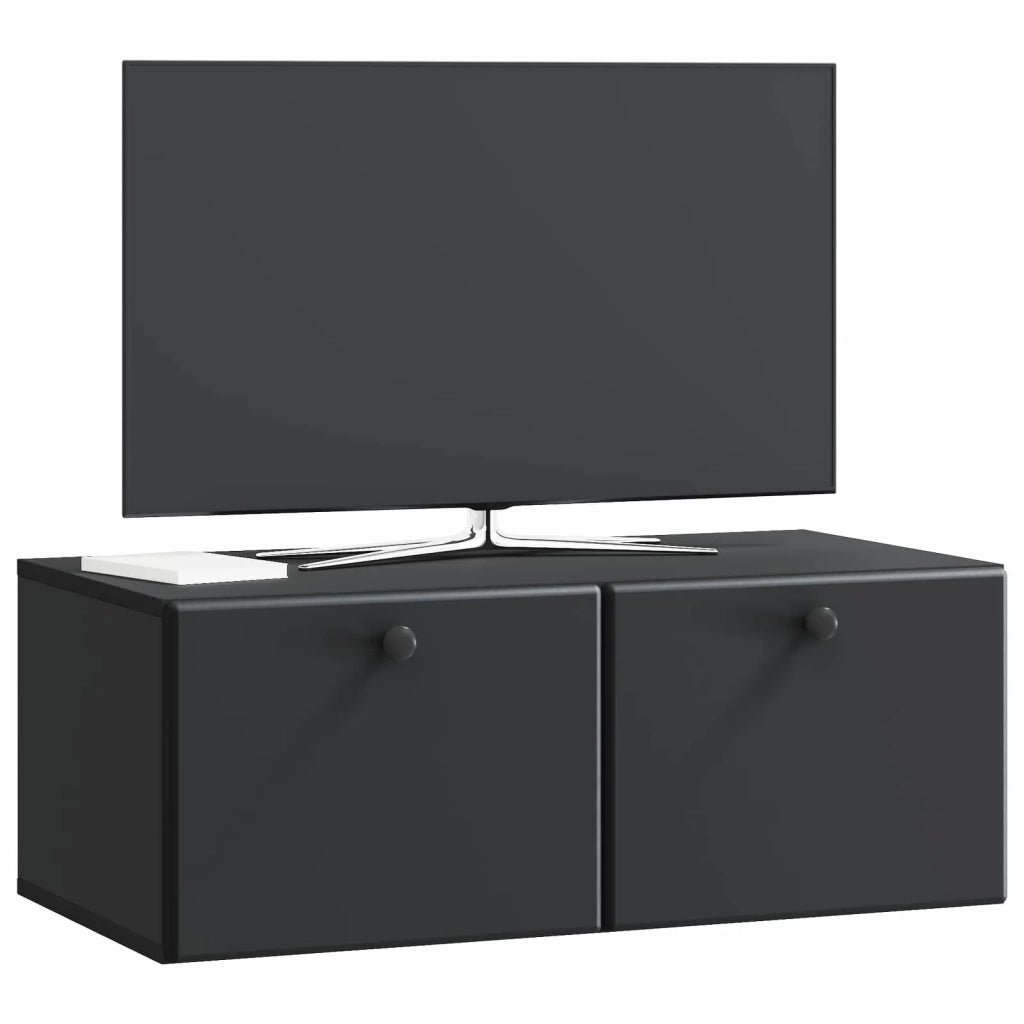 Mobile Porta TV da Muro 78,5 x 41 x 30 cm Nero 899196
