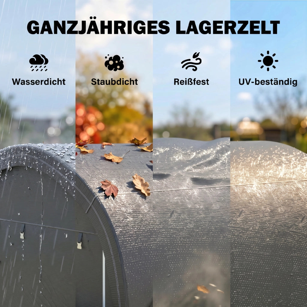 Tenda da Giardino ¨C zephmum ¨C Grigio 3x3m