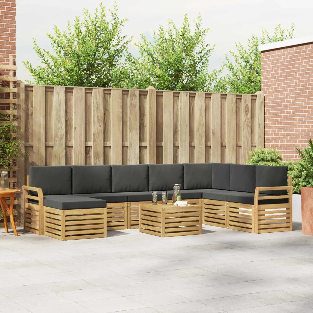 Set divani Legno di Acacia Massello 3392357