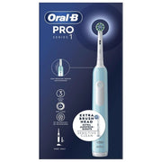 Oral-B Spazzolino Elettrico Ricaricabile Series 1 Blu con 2 Testine di Ricambio, 1 Spazzolino