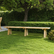 Garden Bench 220 Cm Solid Pine Wood Impregnated