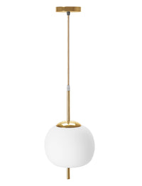 Lampada Da Soffitto Pensile Di Vetro Palla Bianco APP669-1CP