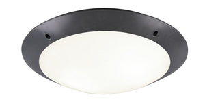 Plafoniera da Esterno Attacco E27 in Plastica Antracite