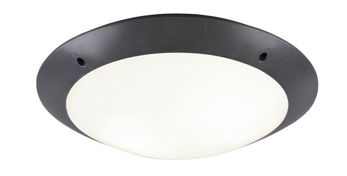 Plafoniera da Esterno Attacco E27 in Plastica Antracite