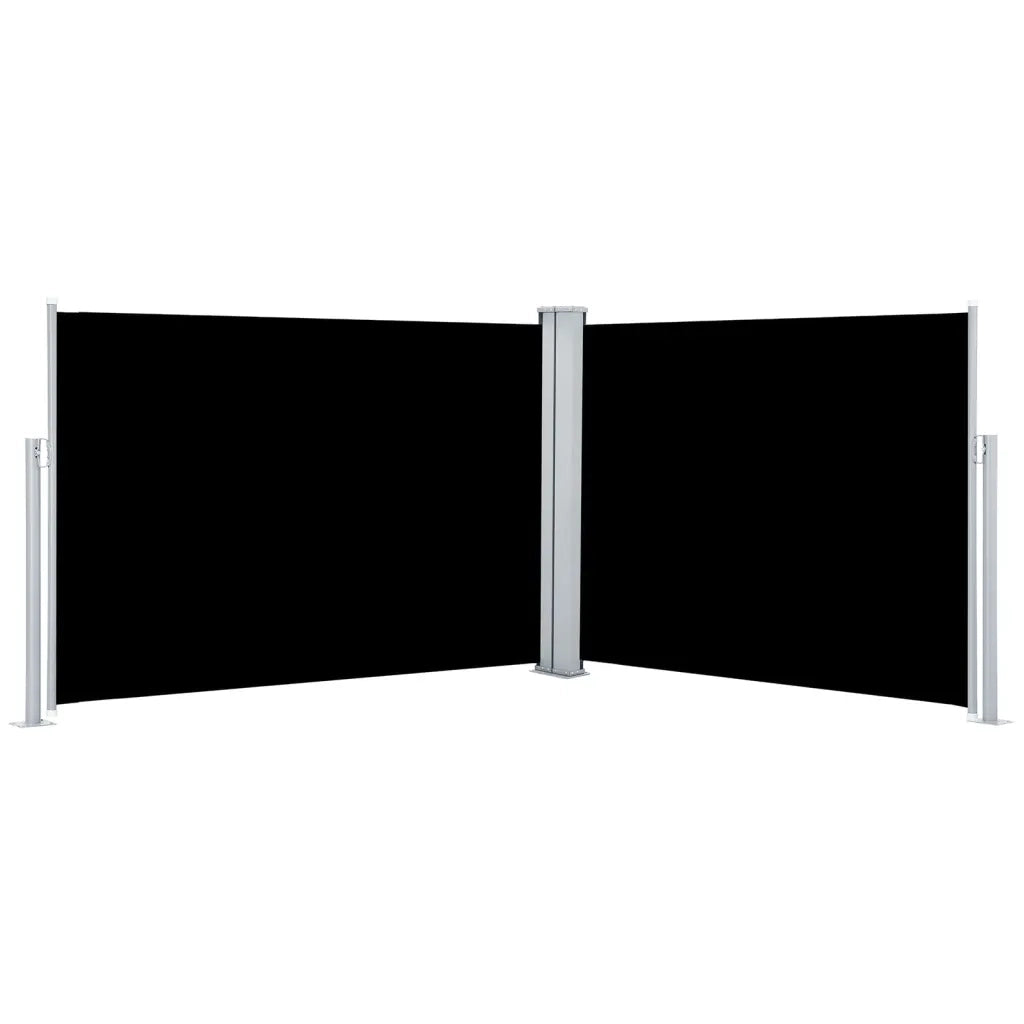 Tenda da Sole Laterale Retrattile Nera 100x1000 cm cod mxl 25107