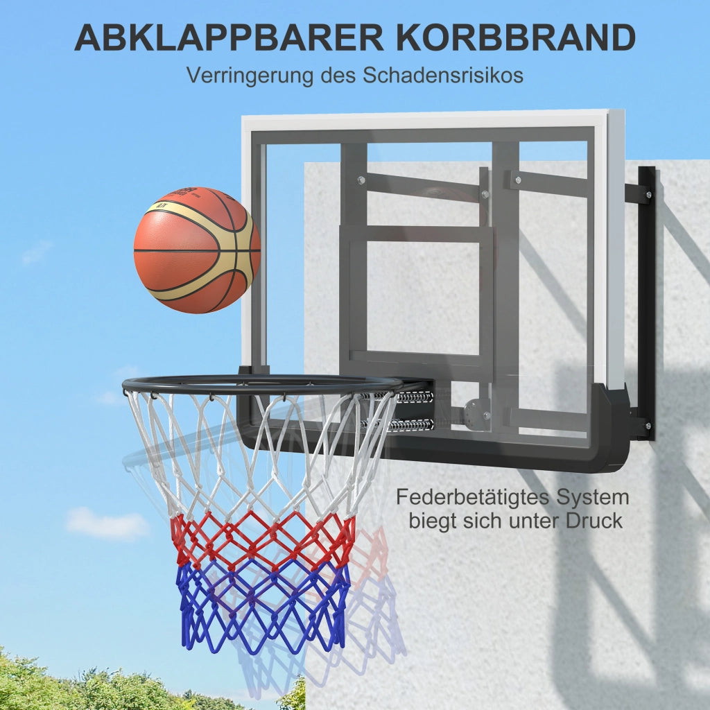 Canestro da Basket da Parete ¨C zephmum ¨C Nero