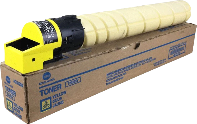 ORIGINAL Konica Minolta toner giallo ACV1250 TN-626Y ~28000 Seiten