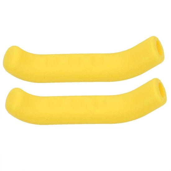 Copribraccio per freno bicicletta - Copertura per leva freno - Frenatura comoda - Disegno ergonomico - 7,5 cm di lunghezza - Giallo