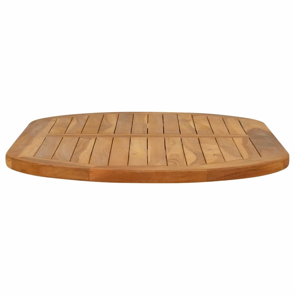 Piano del tavolo Ovale Legno di teak solido Naturale 42033173