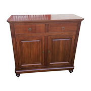 Madia credenza napoletana in legno 2 ante tinta noce 104x43x98 (511) - Mobili 2G