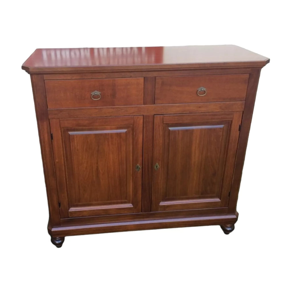 Madia credenza napoletana in legno 2 ante tinta noce 104x43x98 (511) - Mobili 2G