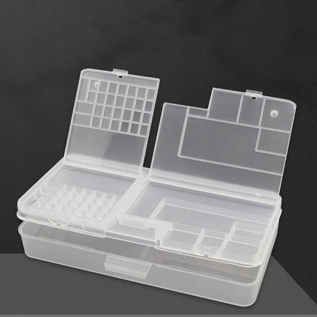 Organizer in Plastica per Componenti 205x100x45mm – Doppio Strato, Materiale PP Resistente