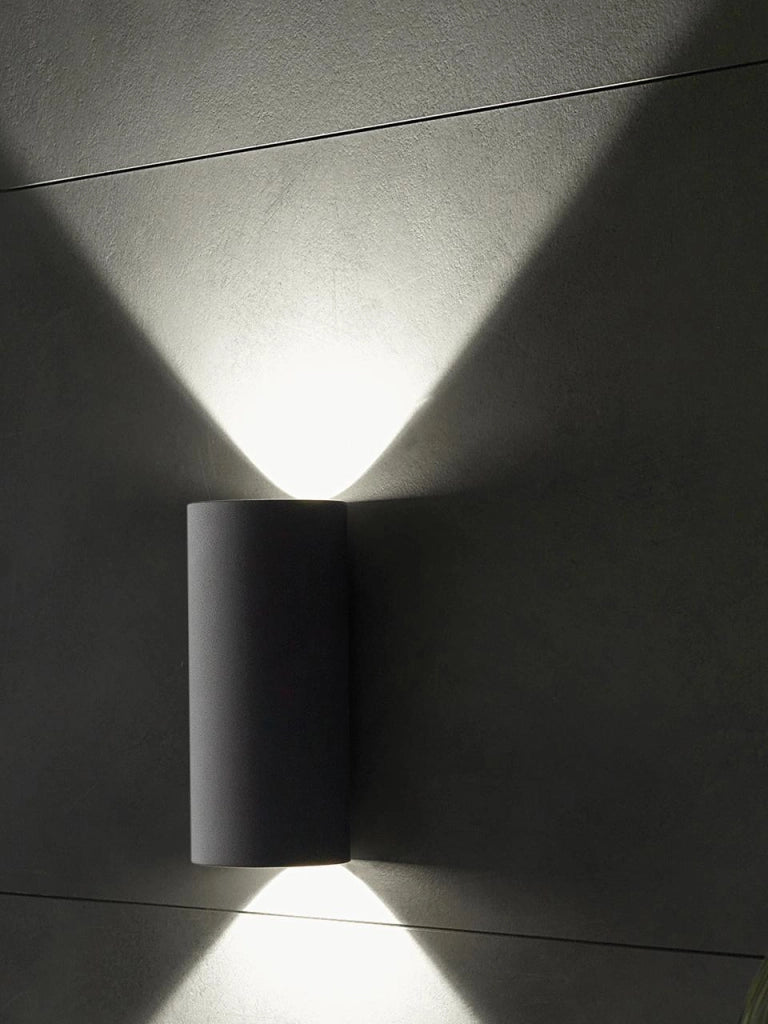 Sirio - Applique Da Parete Tubolare A Led 6W+6W A Doppia Luce Fredda Colore Bianco