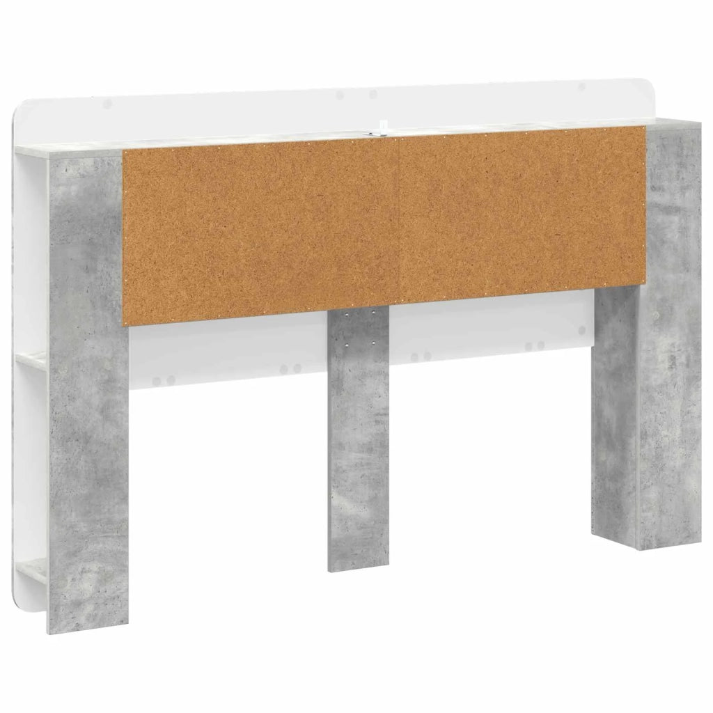 Testata del letto Grigio Cemento Legno ingegnerizzato