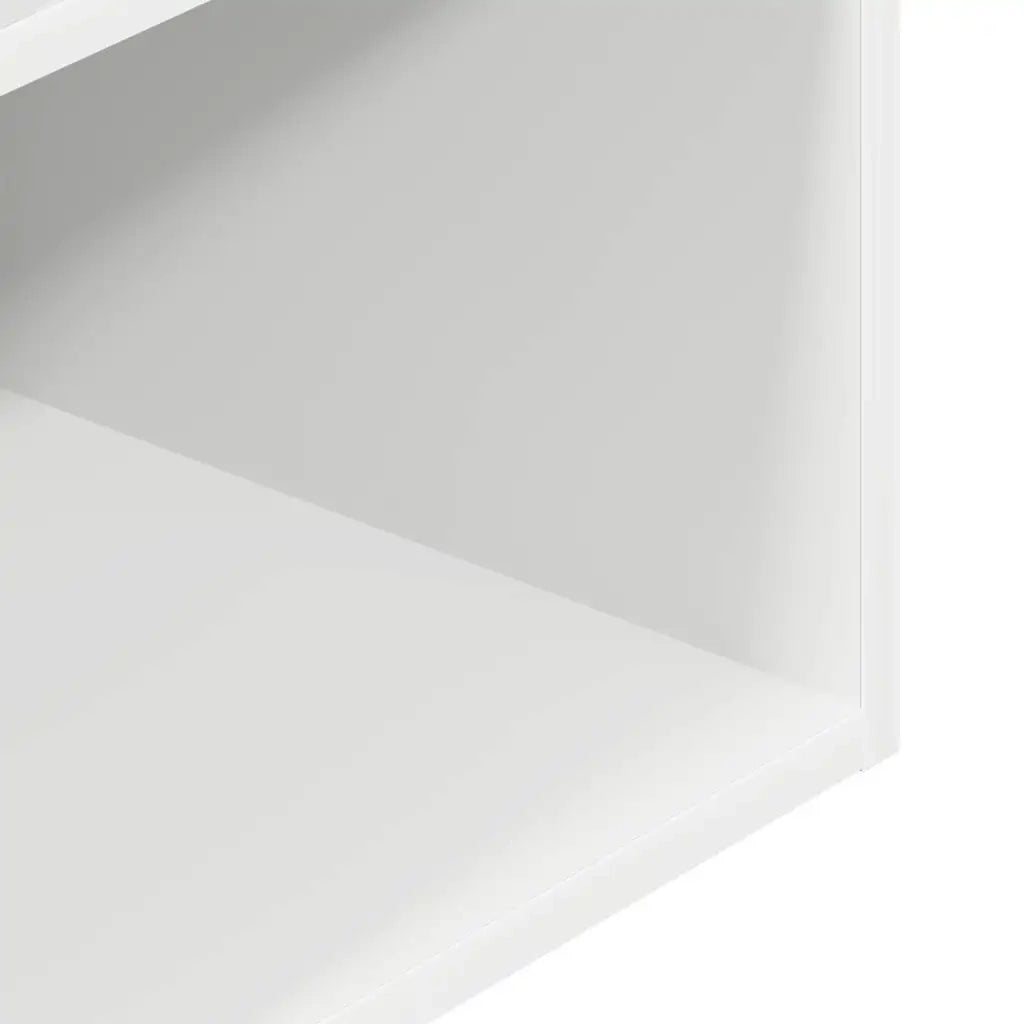 Comodini con Cassetto 2 pz Bianchi 35x34x66,5 cm 858714