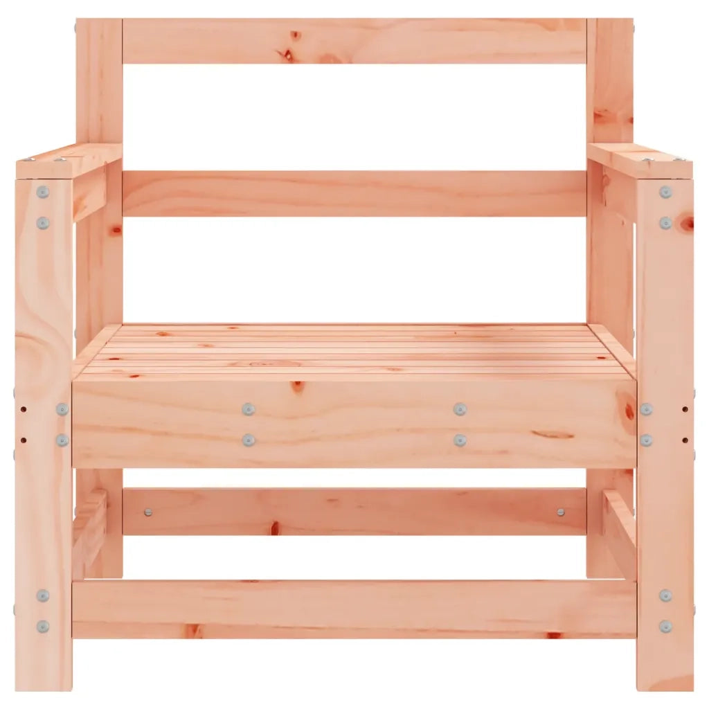 Sedia da patio-Sedie da Giardino 2 pz in Legno Massello di Douglas 703074