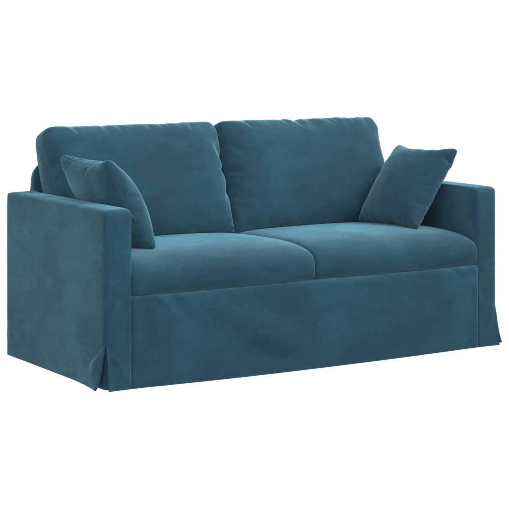 Divano Blu 158 x 78 x 80 cm Velluto