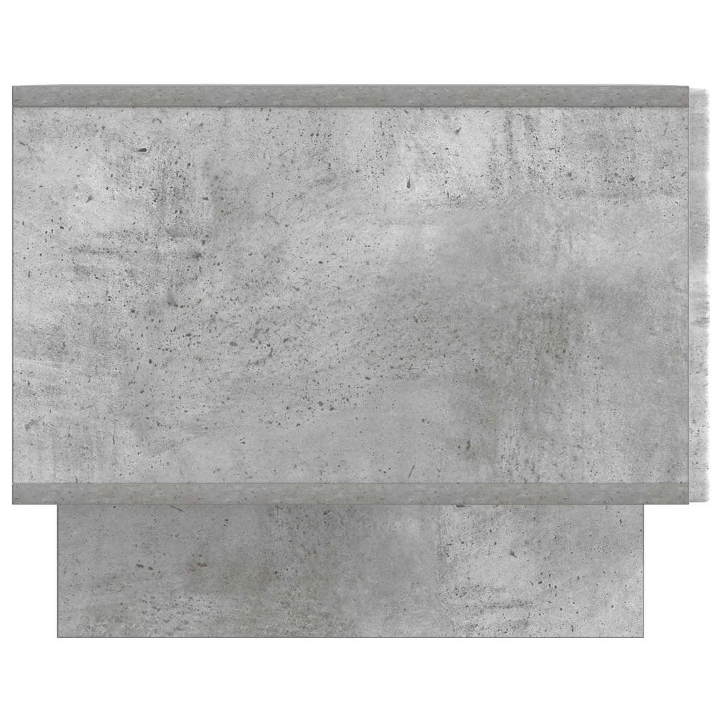 Tavolino da salotto con cassetto Grigio Cemento 49 x 50 x 40 cm