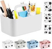 Cassetto multifunzionale con maniglia - Organizzatore con cassetto ripiegabile - Contenitori di archiviazione BPA liberi - 25 x 15,4 x 17 cm - Pads antiscivolo - Contenitori di archiviazione