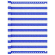 Schermo per balcone schermo per la privacy 120 x 500 cm HDPE blu e bianco 02_0010116