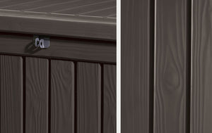 Baule Cassapanca da Esterno 155x64,4x72,4 cm in Resina Keter Rockwood Marrone