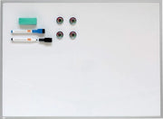 Bordo da assemblaggio per etichette magnetiche - listino in alluminio - 43 x 582 x 14 centimetro - bianco